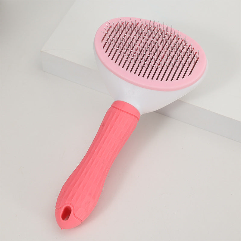 Fairval OPP Pink / Fine needle Fairval Personalized One Click Hair Removal Comb For Pets