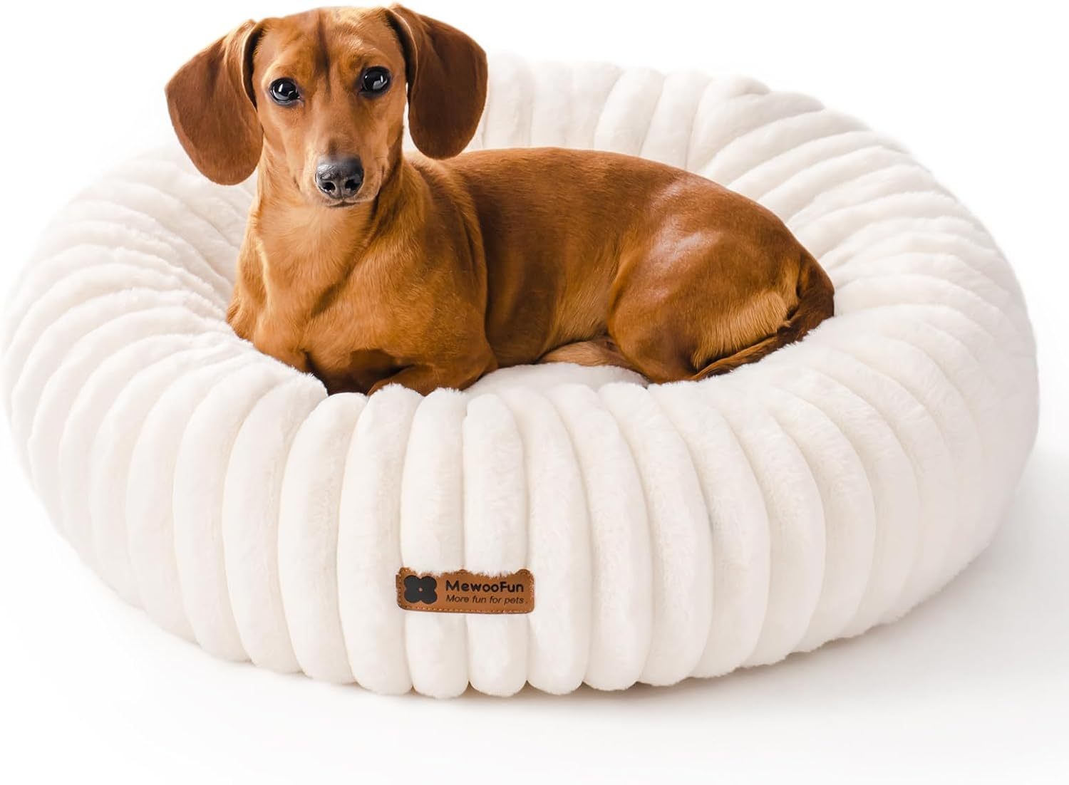 Fairval WP179 Fairval My Cozy Donut Dog Bed - The Perfect Calming Spot For Your Furry Friend