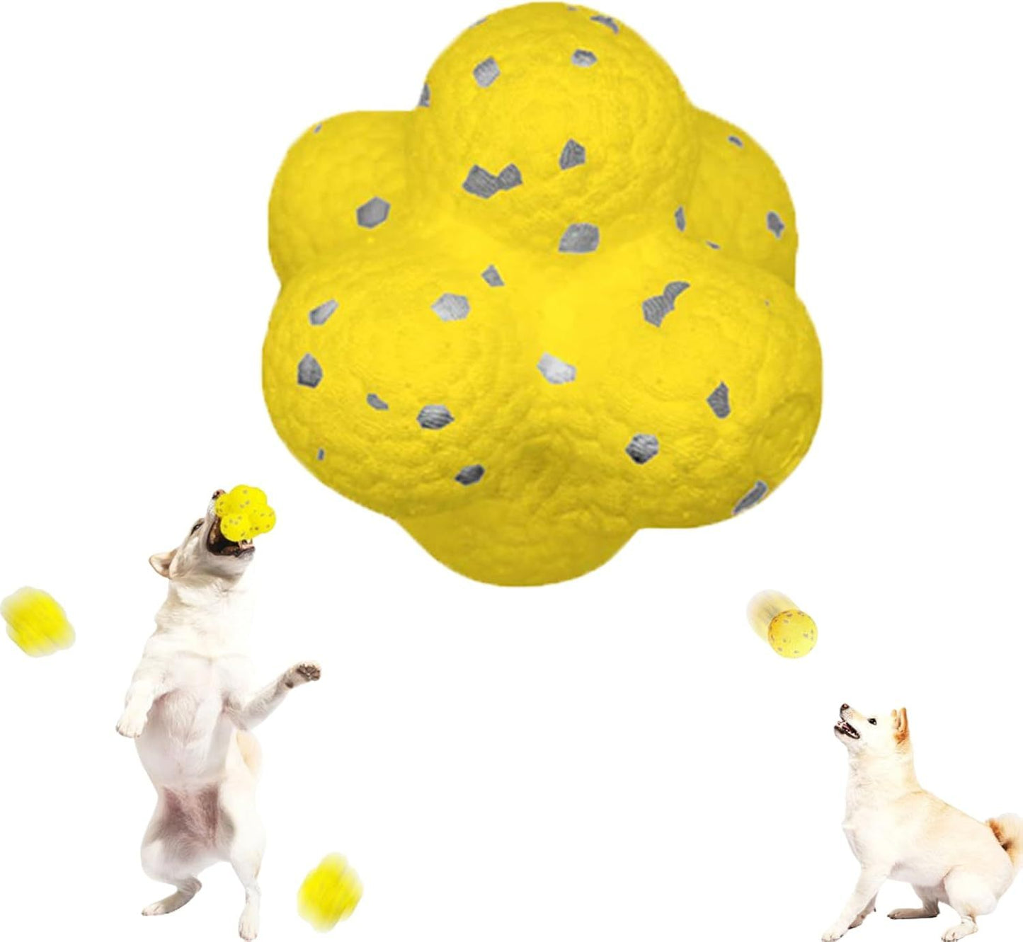 Fairval Yellow Fairval Dog toys Mellow Dog Calming Ball - Personalized for Your Pet