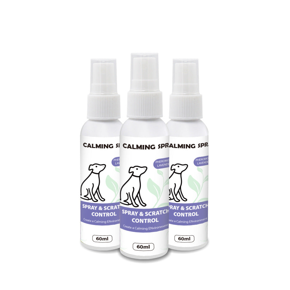 Fairval New Purple Cat 60ml Fairval My Calming Companion: Organic Oil Formula Anxiety Relief Pet Calm Spray