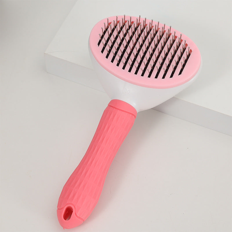 Fairval OPP Pink / Coarse needle Fairval Personalized One Click Hair Removal Comb For Pets